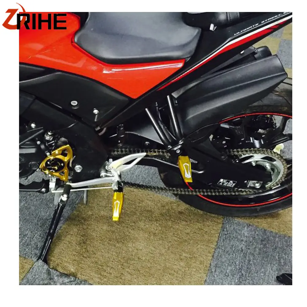 CNC Motorcycle Accessories Folding Rearset Footrests Footpeg Foot Pegs Pedal For Yamaha XP500 XP 500 TMAX TMAX500 | Автомобили и