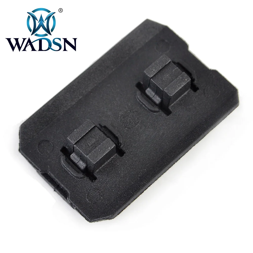 WADSN 12 шт. тактические Mlok Тип 2 рельсовые крышки eMag Pul Тип для M-lok слот-система рельсовая планка для наружного охотничья военная игра Acessory