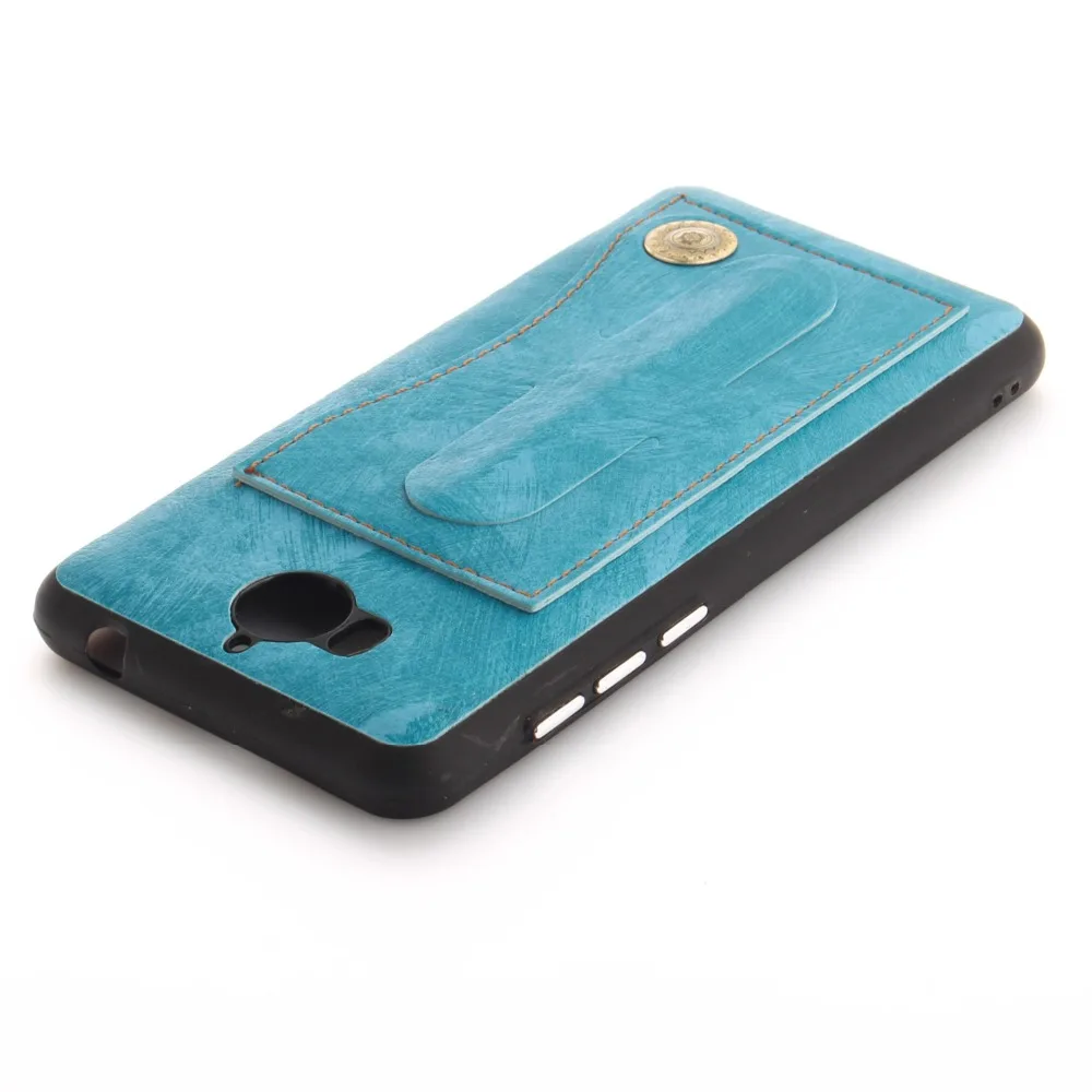 TIPFLY Stand Card Slot Fundas For Huawei Y5 2017 Soft TPU Kickstand Function Back Cover for Y6 Phone Case Capa |