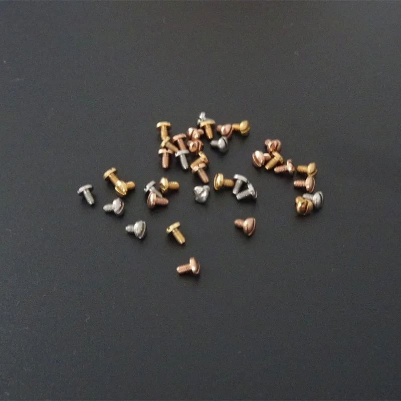 Популярные аксессуары для браслетов винты из нержавеющей стали цвета розового