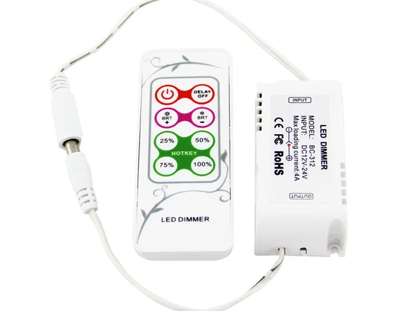 

BC-312-4A;LED CV PWM Dimmer;DC12-24V input;4A*1CH output