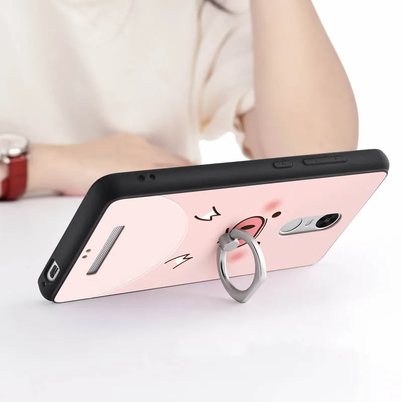 Gview 3D рельеф печати Мягкие TPU + жесткий чехол для Xiaomi Redmi Note 3 5.5 дюймов анти -стук
