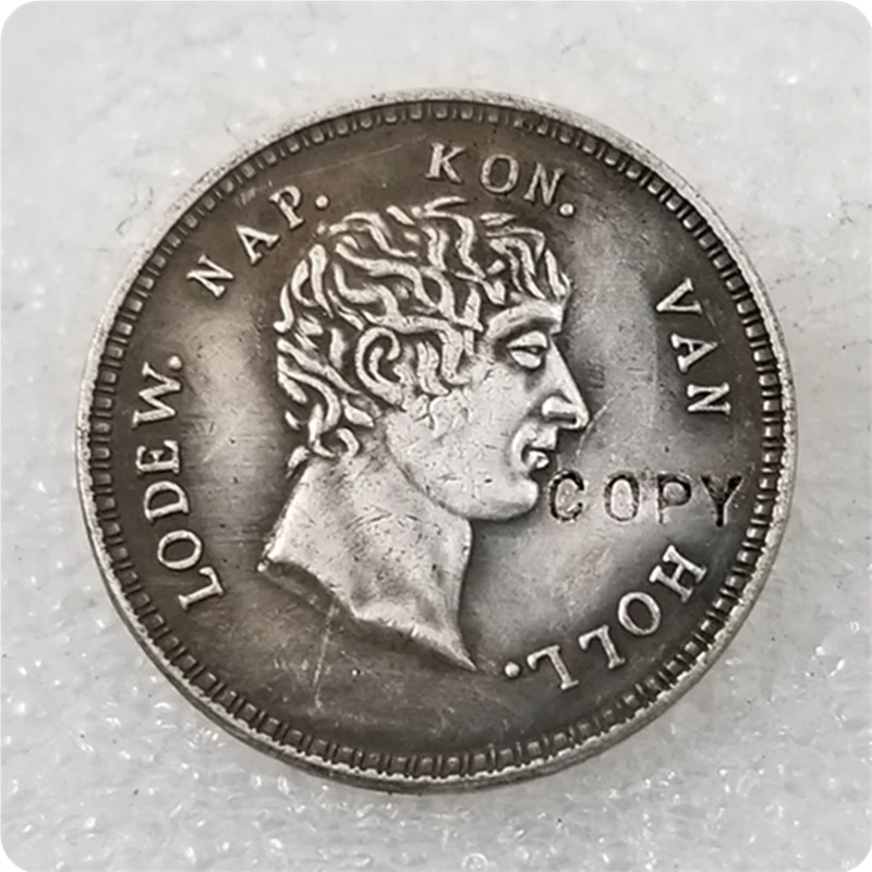 1809 Нидерланды 10 stuivers Королевство Голландии МОНЕТА КОПИЯ БЕСПЛАТНАЯ ДОСТАВКА |