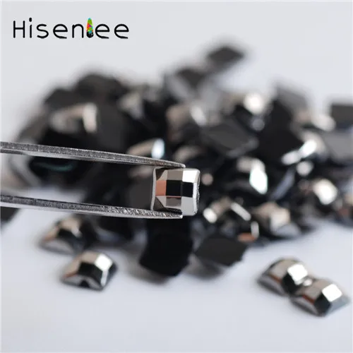 Silver Plating 2000 шт./лот, супер блестящие квадратные Стразы для ногтей, плоская задняя сторона, 4 мм, смешанные цвета, 3D одежда для дизайна ногтей, рукоделие, скрапбукинг, Декор - Цвет: Silver Plating