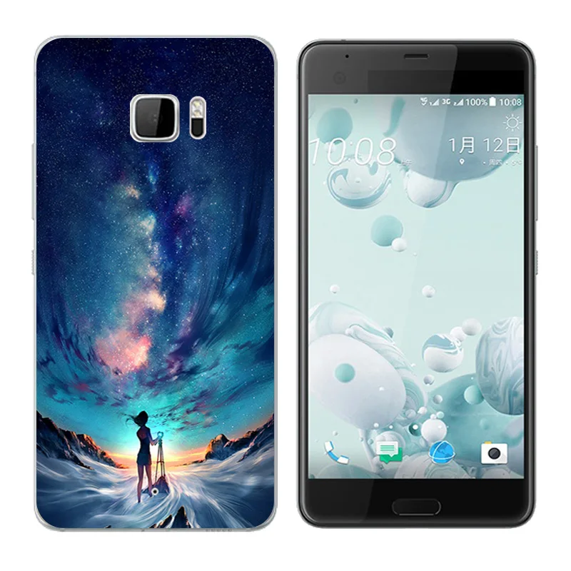 Мягкий ТПУ чехол для HTC U Ultra Case 5 7 &quotс принтом млекопитающих силиконовый телефона