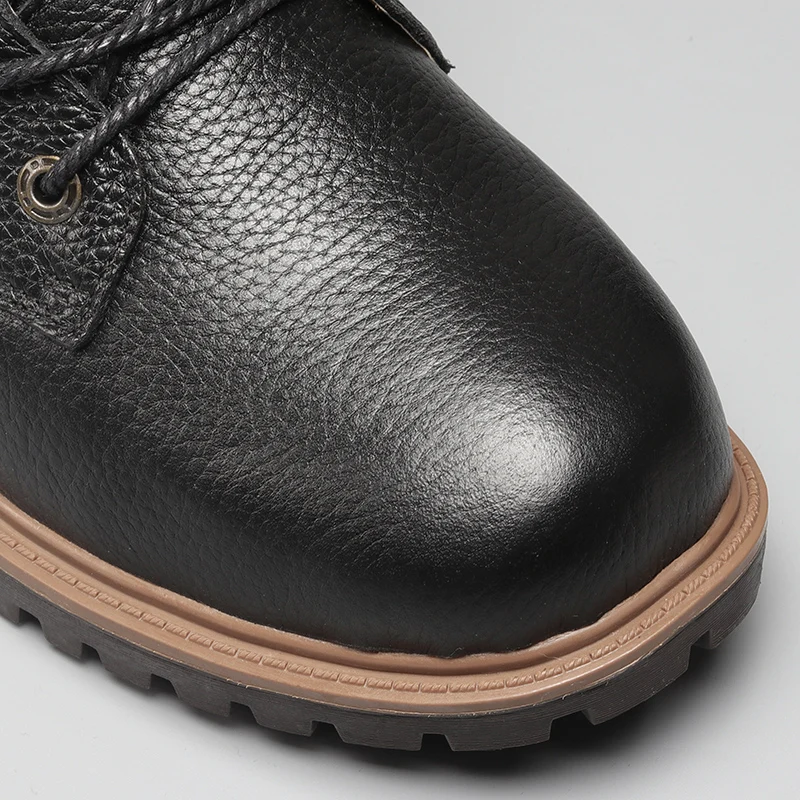 Мужские зимние ботинки из натуральной кожи Размеры 35 48|Зимние сапоги| |