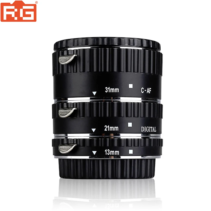 Meike MK-C-AF1-AL металлический Автофокус AF Подтверждение Макро Удлинитель для Canon EOS 7D 550D 1100D 450D 5D Mark 50D 650D 700D 100D