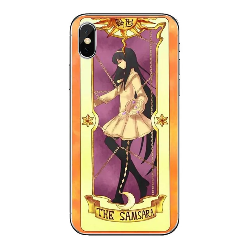 Чехол для мобильного телефона sakura card captor cardcaptor Voice Card Samsung Galaxy A5 A6 A7 A8 A9 J4 J5 J7 J8 2017 2018