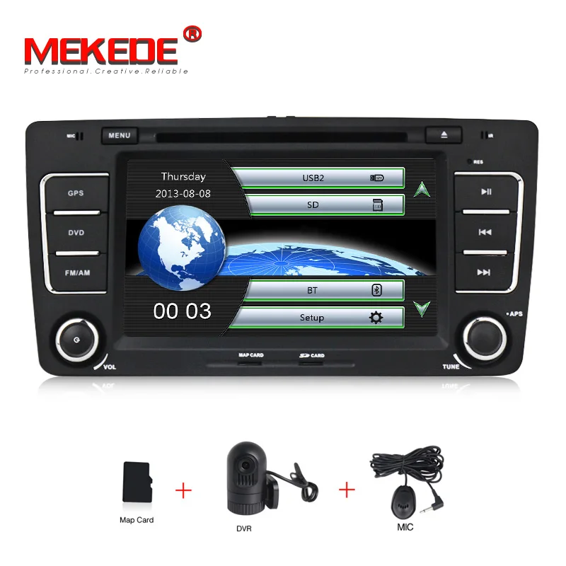 car dvd dvr Емкостный экран два Din автомобильный dvd-плеер для Skoda Octavia 2012 2013 a5 Yeti 3g хост gps Navigaiton Bluetooth IPOD радио карты - Цвет: car dvd dvr