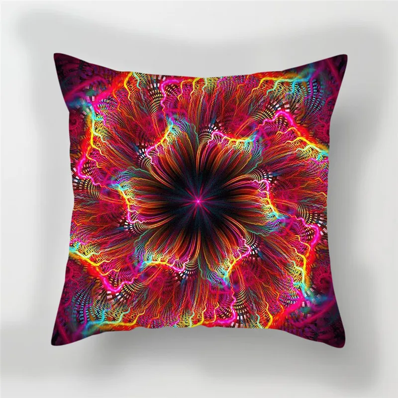 Декоративные подушки Fuwatacchi с цветочным рисунком многоцветный чехол для дивана