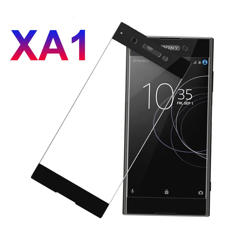 Полноэкранное закаленное стекло для Sony Xperia XA1 XA Защитное Plus Ultra защитный чехол