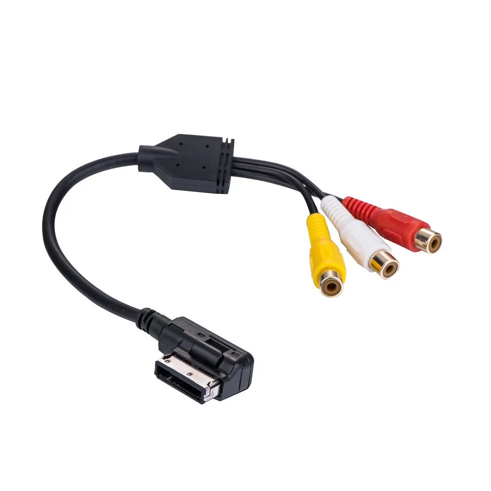 AtoCoto автомобильный 3 RCA аудио видео вход к AMI MMI преобразователь интерфейса