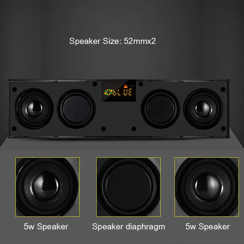 Новинка Bluetooth колонка Беспроводная портативная аудио мини-колонка Fm радио Tf