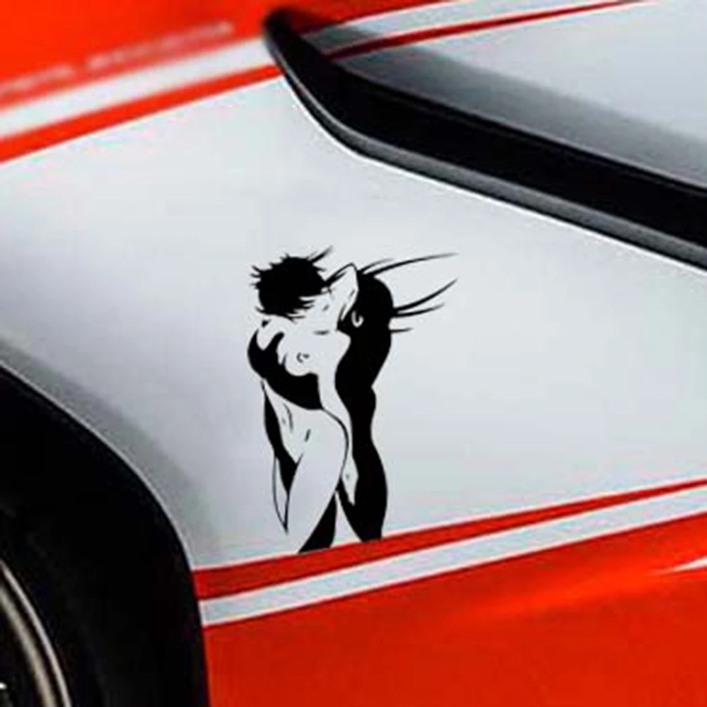 Дьявол сексуальная девушка автомобильная наклейка искусство женщина автомобиль