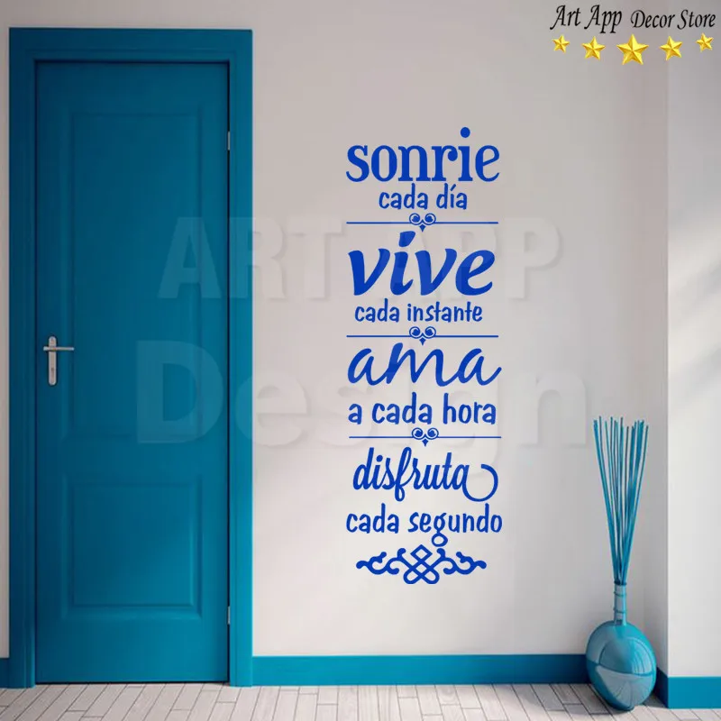 Виниловые наклейки на стену для украшения гостиной|quote wall decal|house rulesroom decoration |