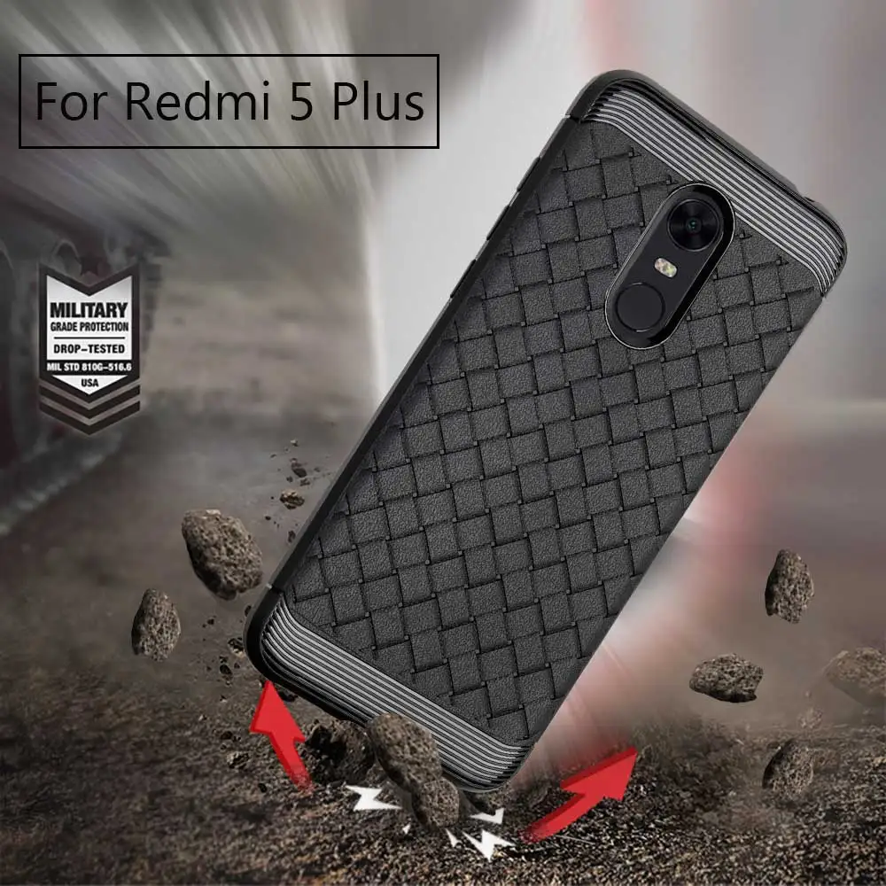IDOOLS Case for Xiaomi redmi 5 Plus 5+ Armor Silicon New Soft Phone Cover Bags Cases Shell |