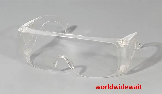 

2pcs Dental Protective Eye Goggles Safety Anti-fog Glasses Clear Transparent Frame