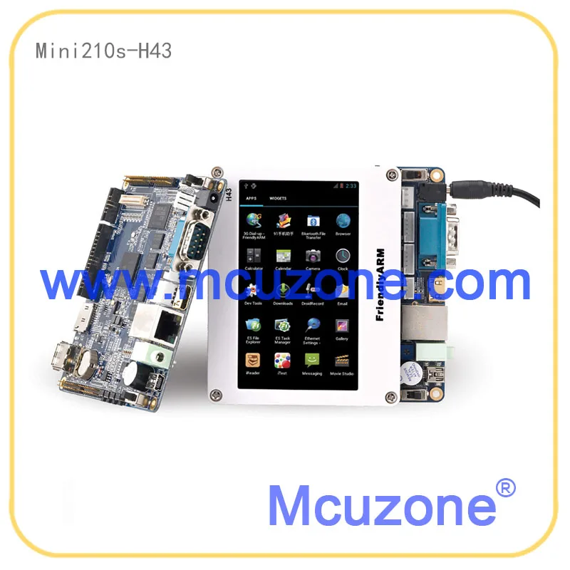 FriendlyELEC Mini210S S5PV210 Cortex A8 плата с 4 3 &quot480 272TFT ЖК резистивный сенсорный экран 512 М DDR 1 ГБ