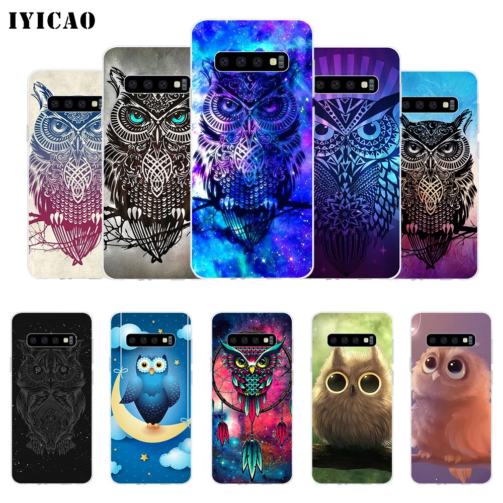 IYICAO Мягкий силиконовый чехол для телефона Samsung Galaxy S10e S10 S9 S8 Plus S7 Edge