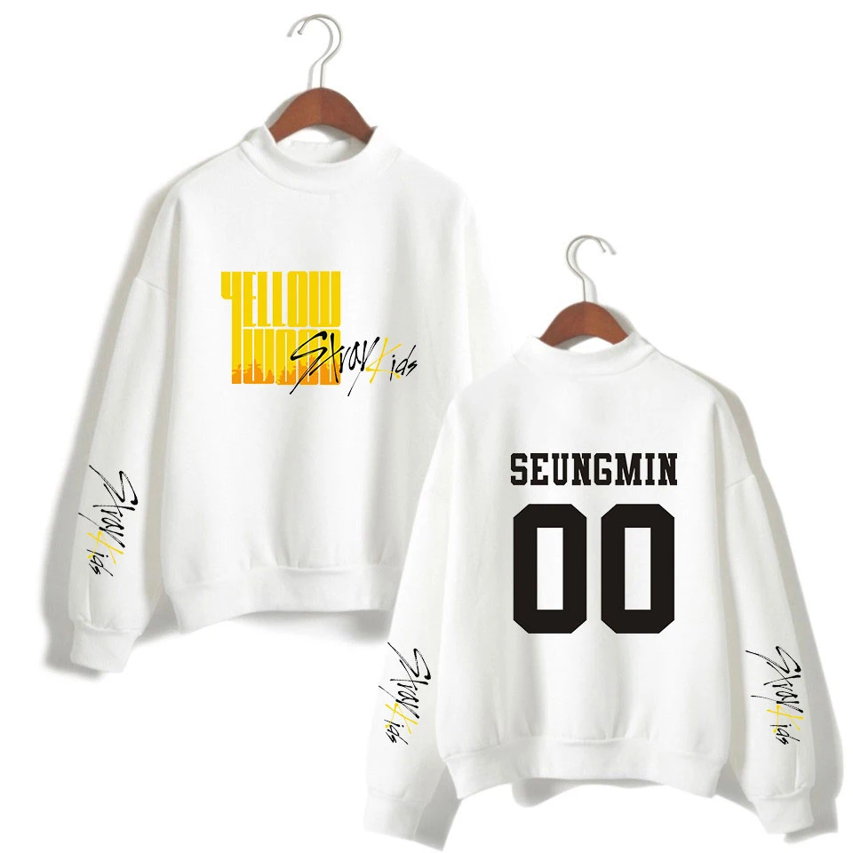 Детские толстовки оверсайз StrayKids свитера для женщин и мужчин уличная одежда с