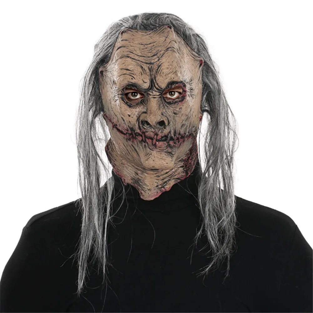 Realistic Adult Party Costume Horror Mask Deluxe Freddy Krueger Scary Halloween Carnival Cosplay Zombie | Тематическая одежда и