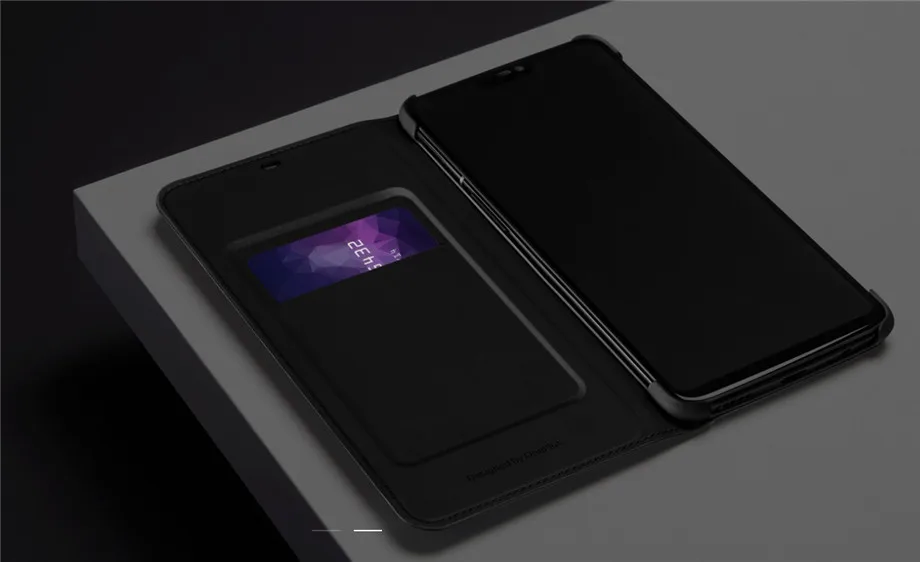 Официальный чехол OnePlus 5 5T 6 с откидной крышкой, умный кожаный чехол с слотом для карт для OnePlus 6, чехол из искусственной кожи чехол