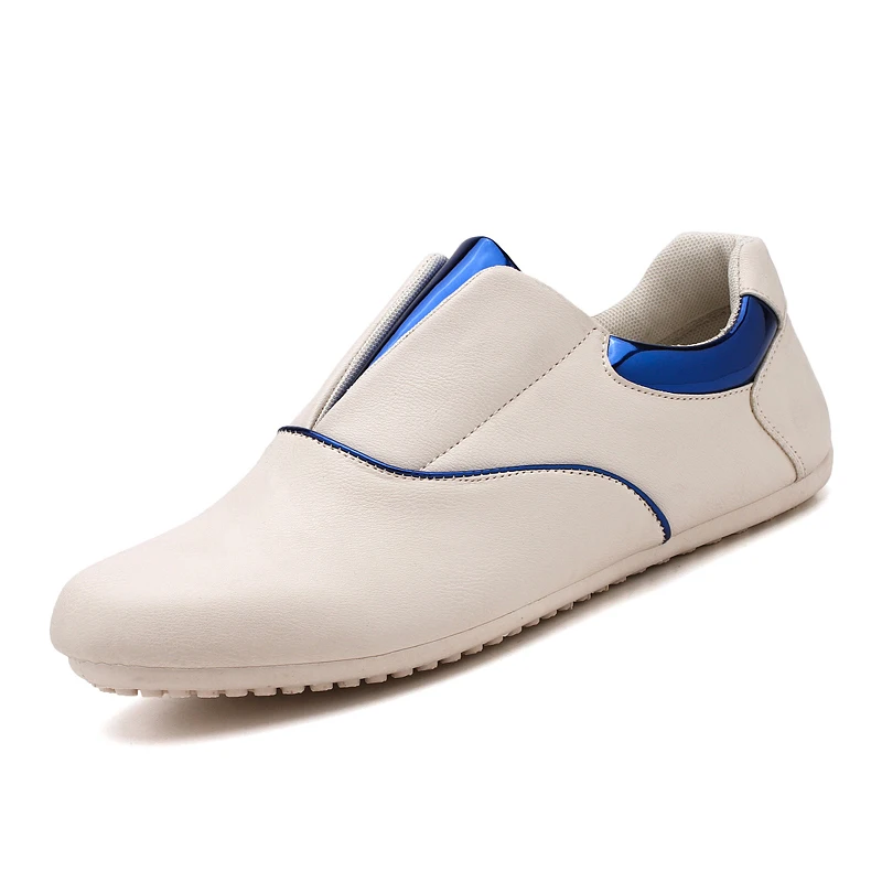 Spring Summer Men Casual Shoes Fashion Soft Leather Surface Mens Loafers Moccasins Slip-On Flats Man Driving | Обувь