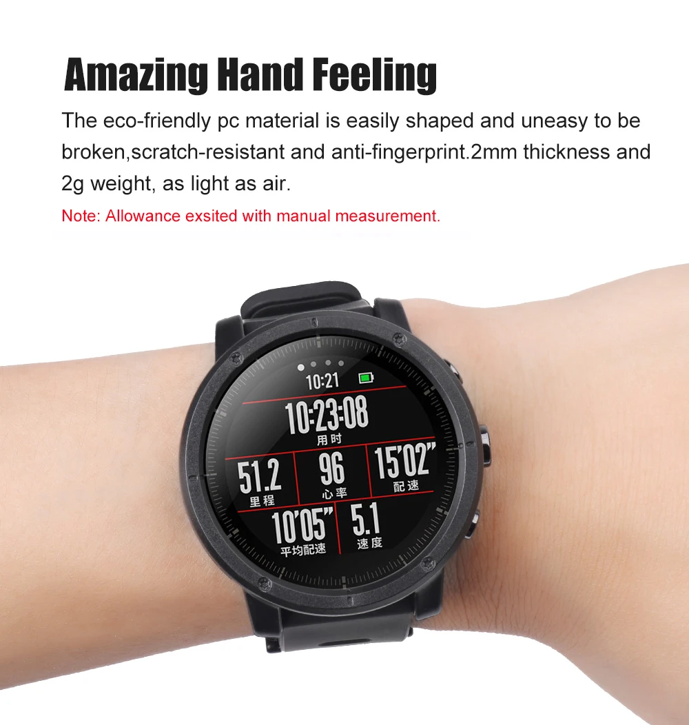Чехол для смарт часов AMAZFEEL для Huami Amazfit Stratos 2 Аксессуары для часов PC чехол для Huami AMAZFIT Stratos Pace 2 защитный чехол