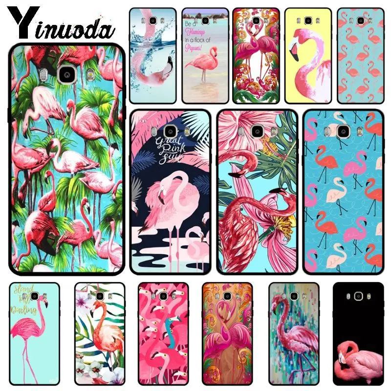 Yinuoda красный Летний чехол для телефона с изображением животных фламинго Samsung Galaxy