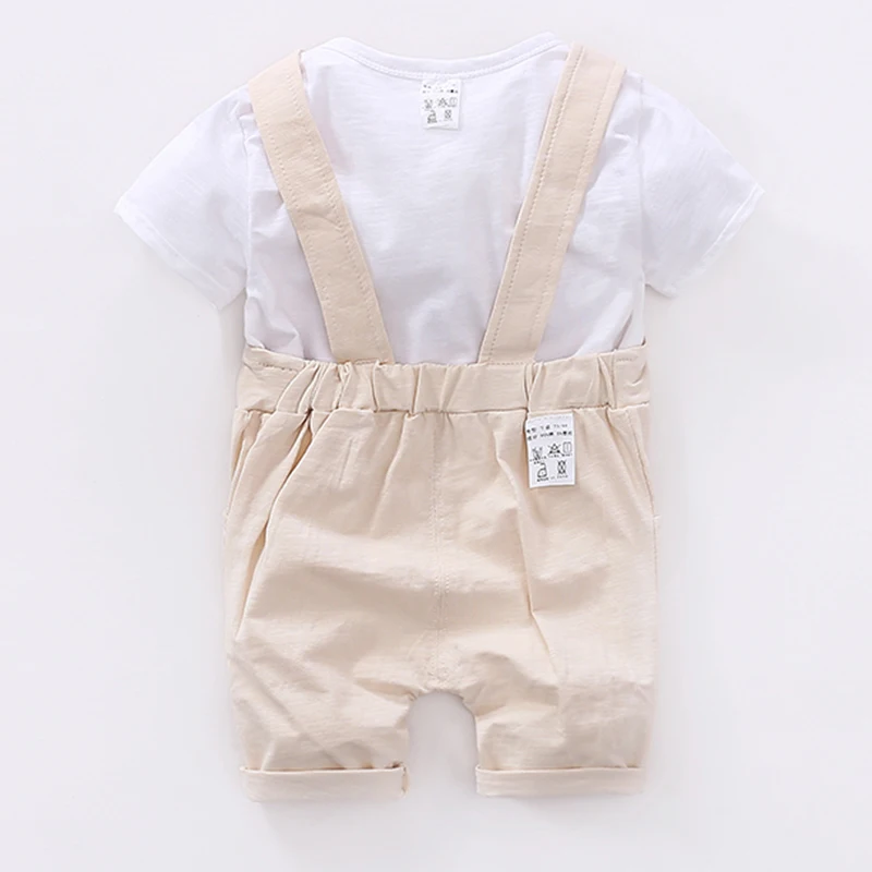 New Born Baby Clothes Sets Cartoon Rabbit Short Sleeve Summer Cute Boy Girl Infant Outfits Toddler Playsuits Kid Wear | Детская одежда
