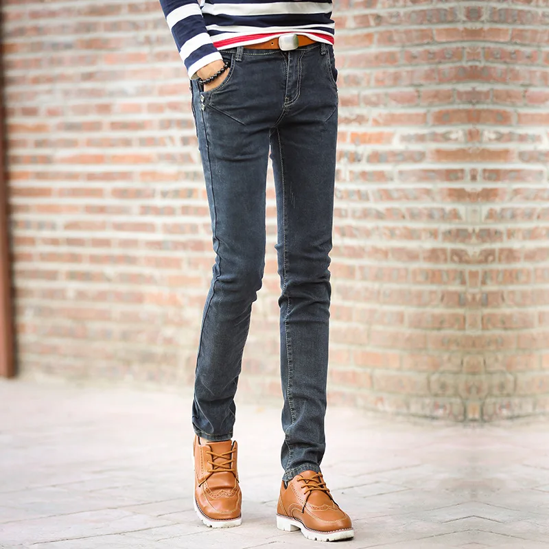 2019 мужской четыре сезона обтягивающие мужские джинсы бренд высокого качества