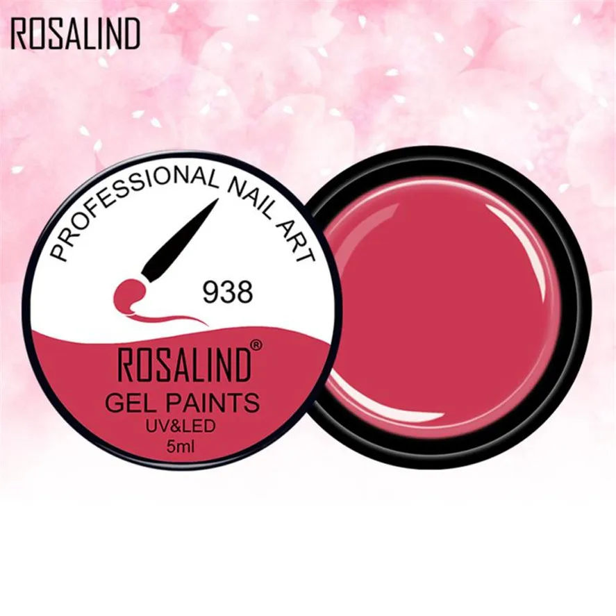 Новый модный разноцветный гель для рисования ногтей своими руками ROSALIND 1 шт. 5 мл