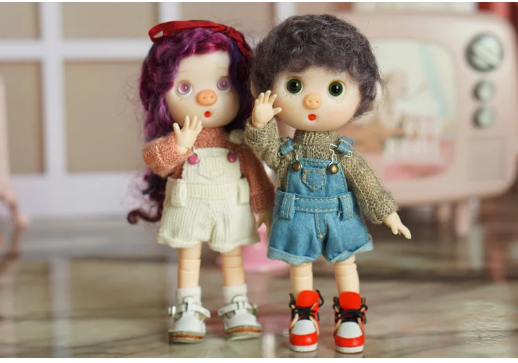 [1/12 Кукла свитер с длинными рукавами] OB11 свитер 1/12BJD одежда(Fit Ob11, obitsu11, BJD12, cu-Пош