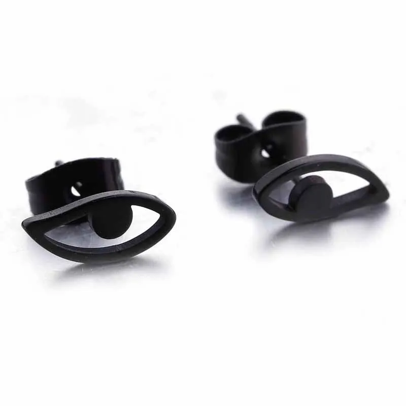 1 пара женские серьги-гвоздики в форме глаза | Украшения и аксессуары