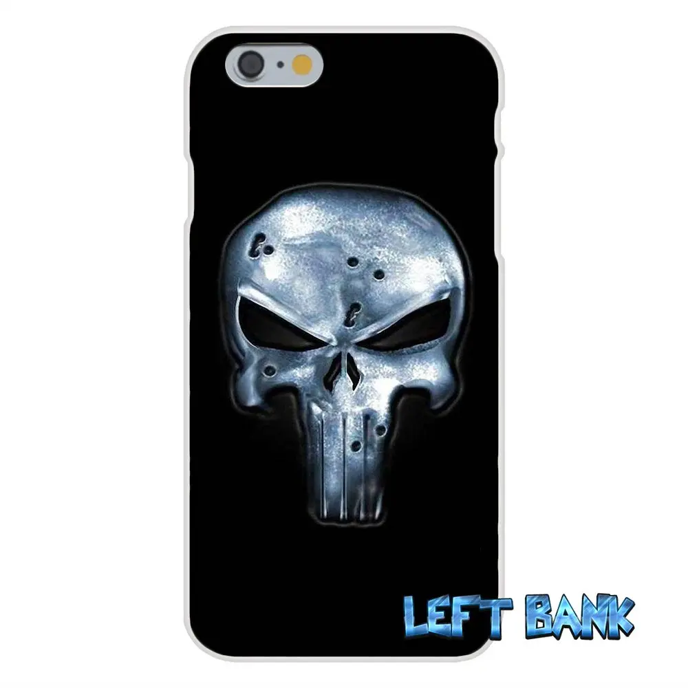 Stunning Punisher Skull Logo Soft Silicone TPU Transparent Cover Case For Samsung Galaxy Note 3 4 5 S4 S5 MINI S6 S7 edge | Мобильные