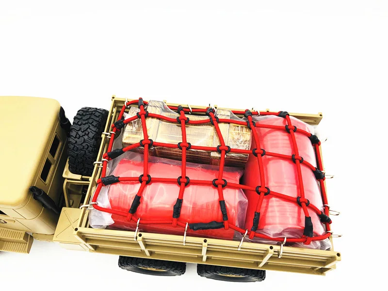 

RC Car 1:10 Parts Accessories Elastic Luggage Net for Axial SCX10 90046 Tamiya CC01 For D90 D110 TraxxasTRX-4 Rock Crawler