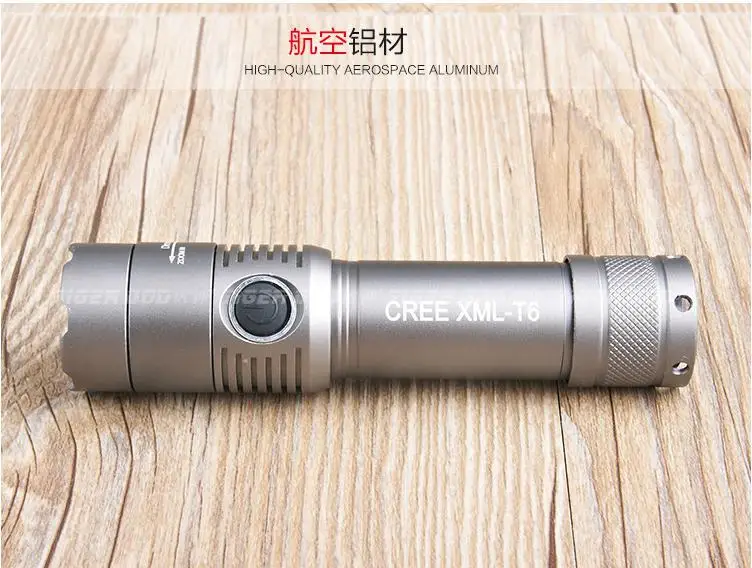 Тигра Бог HS S012 CREE T6 Фокусируемый фонарь мигающая лампа 1*18650 Батарея светодиодная
