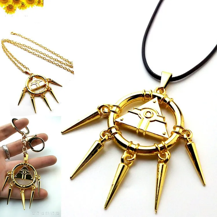 Ю Ги о! Юги Муто's Millenium Puzzle Key Chain Косплей подвеска ожерелье цепочка для ключей