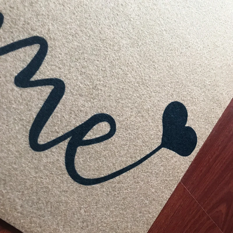 Входной дверной коврик Забавный рандомный домашний милый в форме сердца для