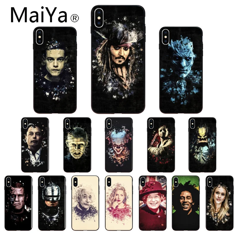 MaiYaCa персонажи фильмов и ТВ капитан Джек Терминатор Телефон чехол для iPhone 6S 6plus 7plus