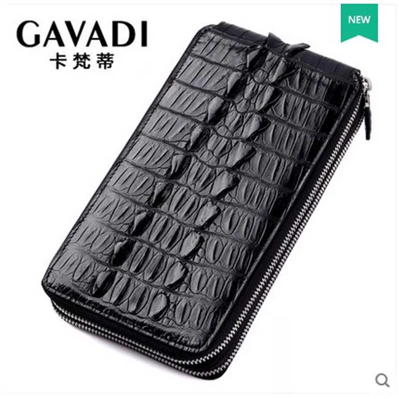 

kafandi new crocodile men clutch bag function multi - card man leisure hand grab men bag men wallet
