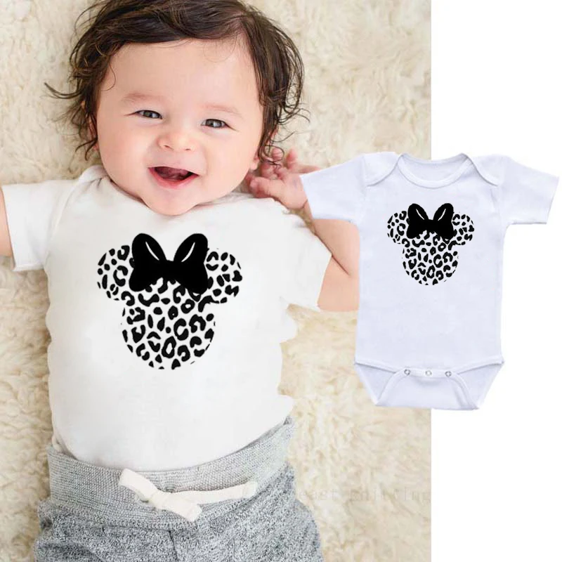 Детское хлопковое боди с коротким рукавом и принтом|Боди для малышек| |