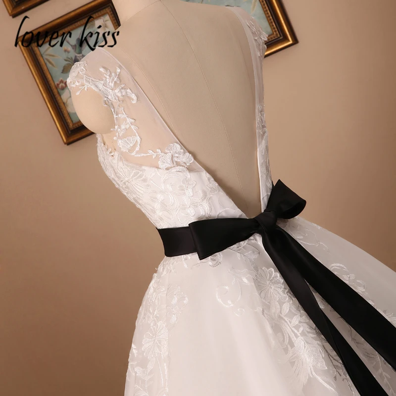 Lover Kiss Vestido De Novia дизайнерское кружевное бальное свадебное платье с низкой задней
