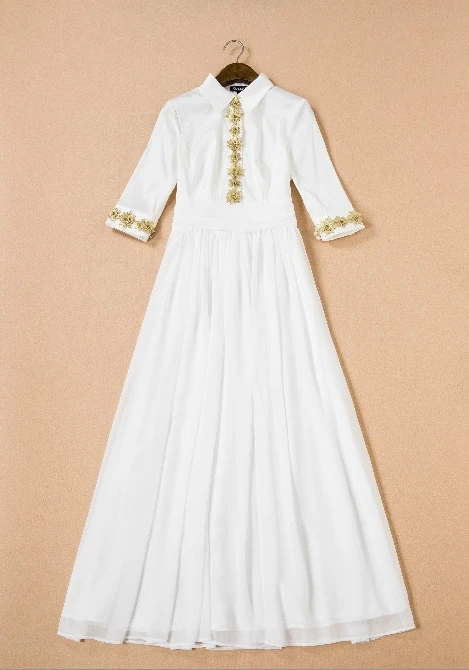 In the European and American fashion dress sleeve of cultivate one's morality |