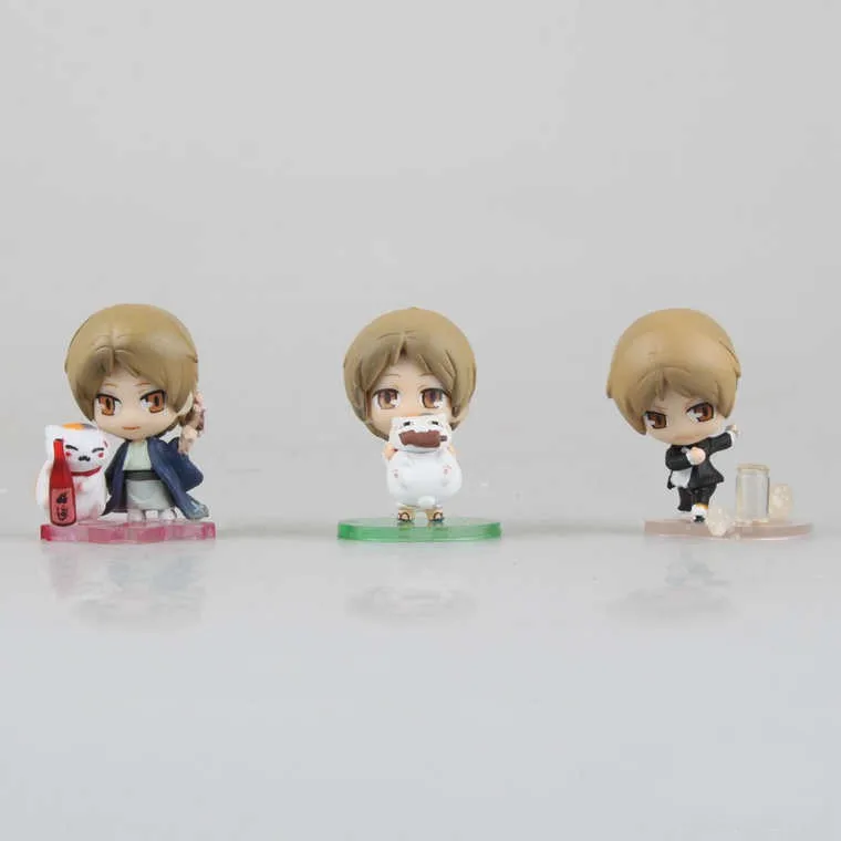 

Anime Natsume Yuujinchou PVC Action Figure Collectible Model doll toy 5cm (6pcs/set)