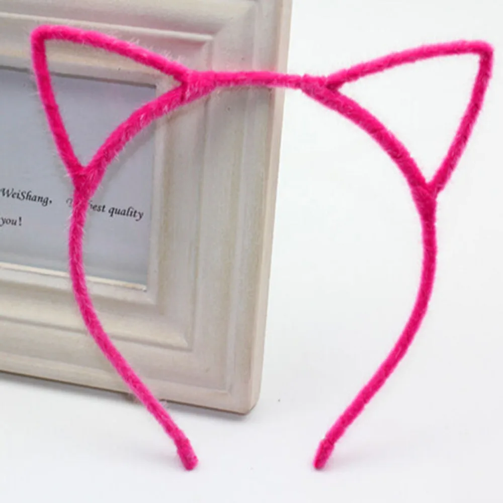 Kids Black Cat Ears Head Bands Fashion Lady Girl Hairband Sexy Self Headband Baby Birthday Party Hair Accessories For Women Hoop |