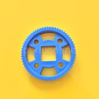 1pc j223y blue plastic 64t gear module 0 5 thicken gear diy model parts