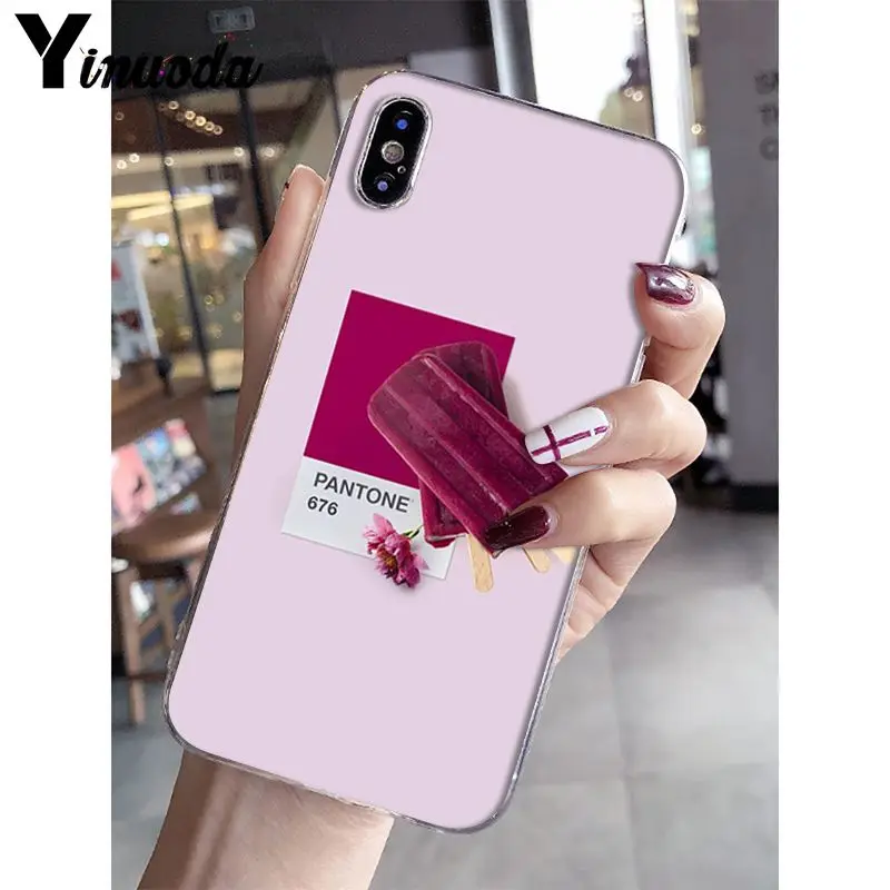 Yinuoda Pantone конфетный цвет фруктовое печенье sunshine sky Novelt Fundas чехол для телефона iPhone 8