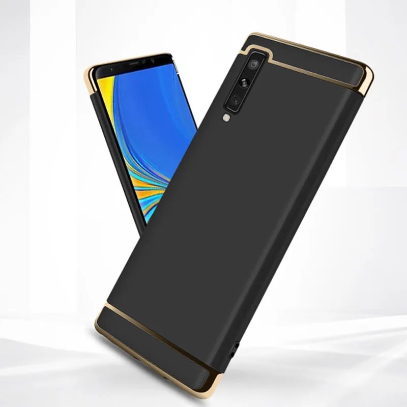 Оригинальный Роскошный Жесткий Чехол YueTuo для Samsung Galaxy A7 2018 A730 A750 A730F A750F