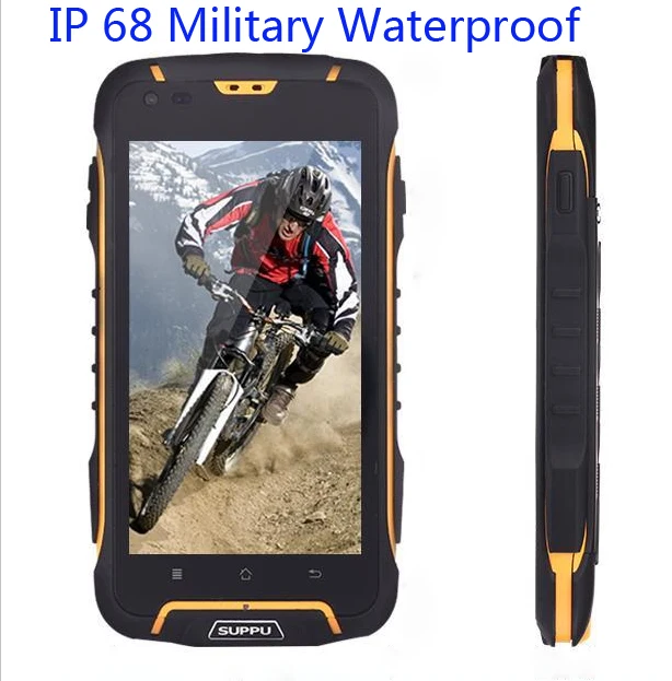 IP68 Водонепроницаемый телефон 1 ГБ RAM Ударопрочный оригинальный SUPPU F6 MTK6582 Quad Core IPS